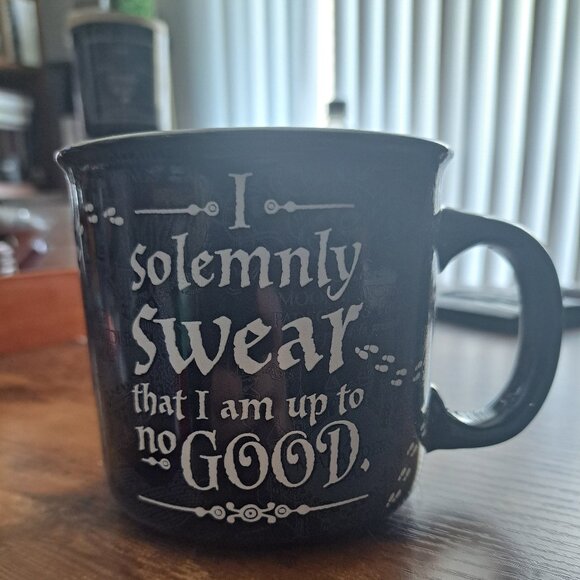 Silver Buffalo Harry Potter " I Solemnly Swear I'm Up To No Good" Coffee Mug - Picture 1 of 5